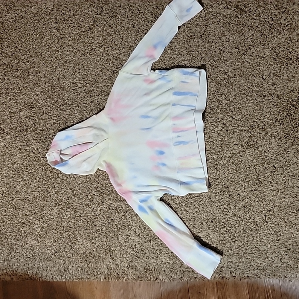 SO Girls Tie Dye Crop Hoodie - Small (7)